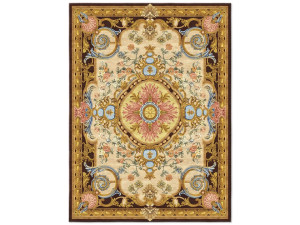 Прямоугольный ковер ручной работы