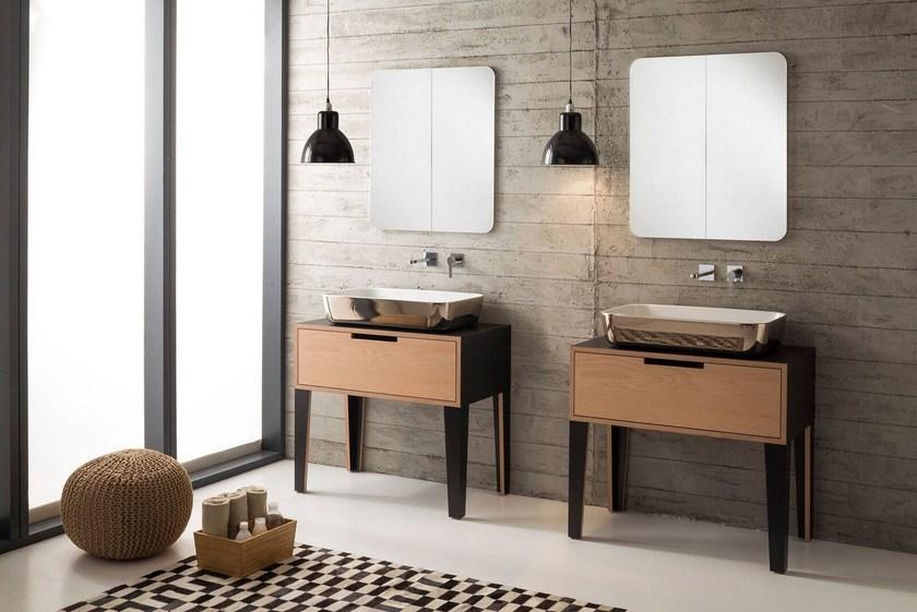 Scarabeo Ceramiche Тумба под умывальник с ящиками Mizu sun-id-1455400 - Вид №2