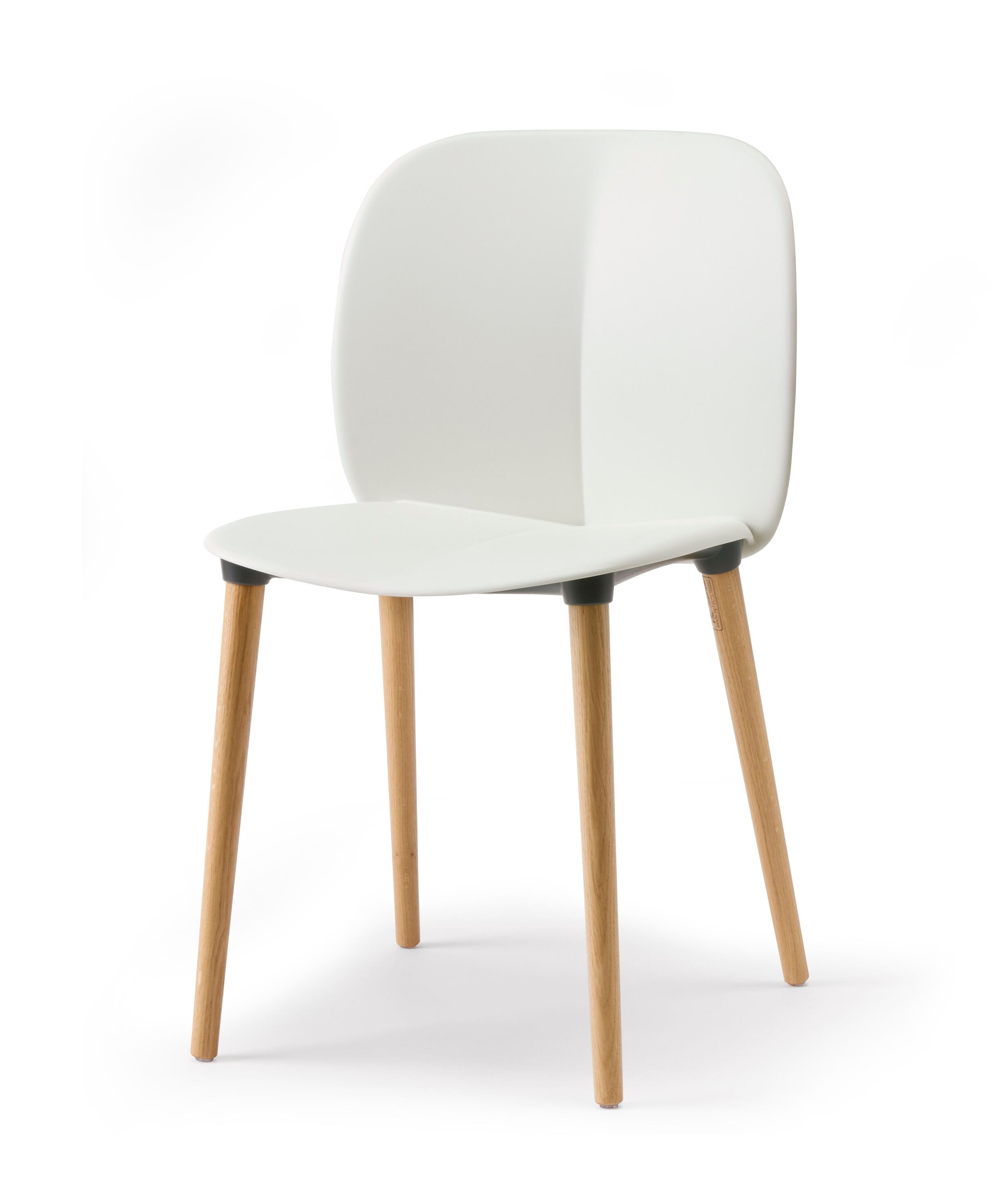 Рециркулированный пластиковый стул с деревянными ножками S-CAB Mentha ARCH-00144796 - Вид №9