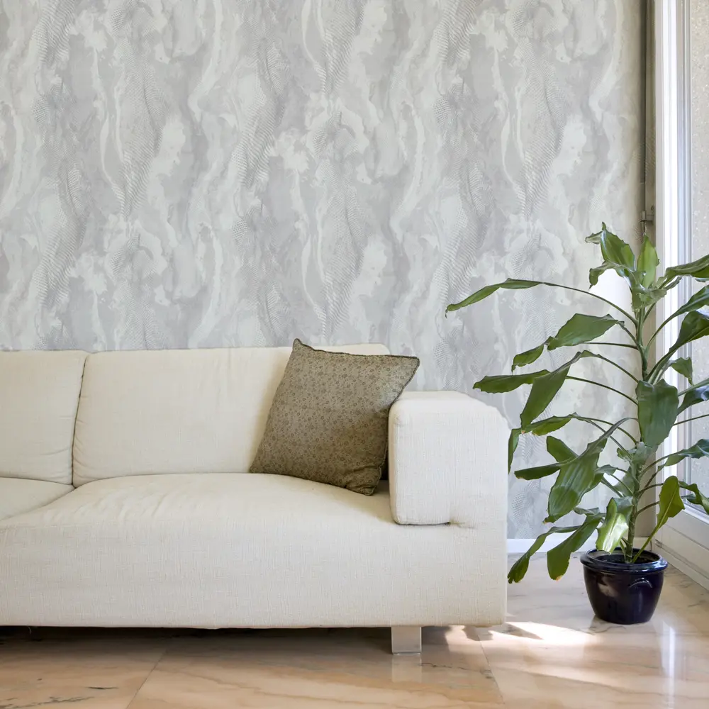 Обои флизелиновые Московская обойная фабрика Ниагара серые 1.06 м 4191-5 85310285 STLM-2029865 - Вид №2
