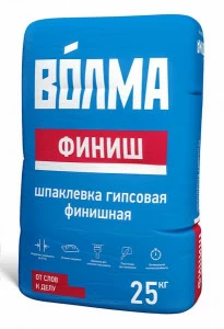 Шпатлевка (ветонит) тонкослойная  финишная гипсовая  Волма-Финиш 25 кг (белая)