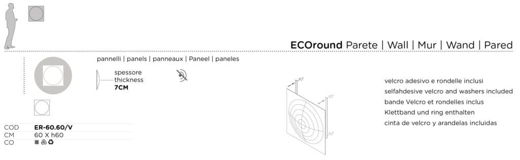Акустическая панель из полиэфирного волокна Slalom ECOrange ARCH-00090688 - Вид №6