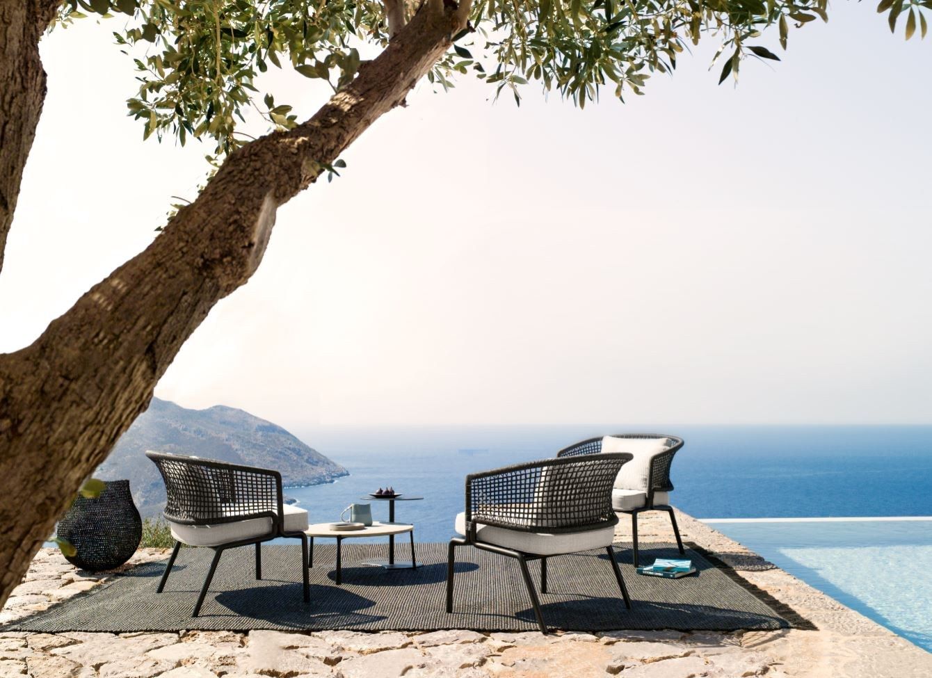 Веревочный садовый стул с подлокотниками TRIBÙ CTR ARCH-00102241 - Вид №4