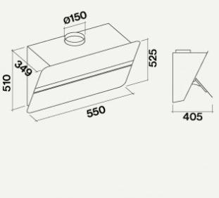 Falmec Настенная вытяжка со встроенным освещением Design sun-id-1467527 - Вид №8
