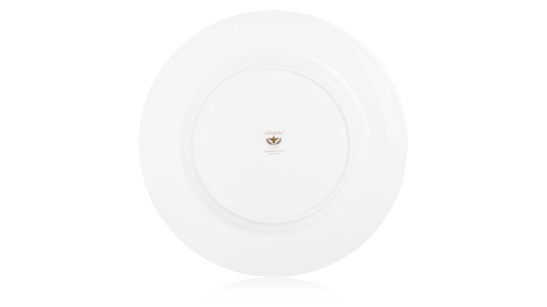 10654838 Noritake Набор тарелок обеденных Noritake "Чатлайн, платиновый кант" 28см, 6 шт Фарфор костяной  - Вид №2