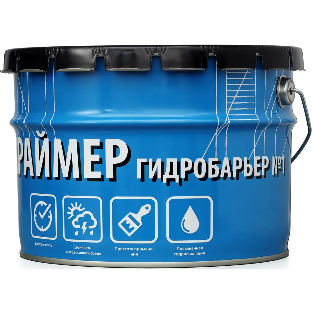 Праймер битумный Гидробарьер №1 8 кг 86731973 STLM-2102042 Santreyd Не применимо