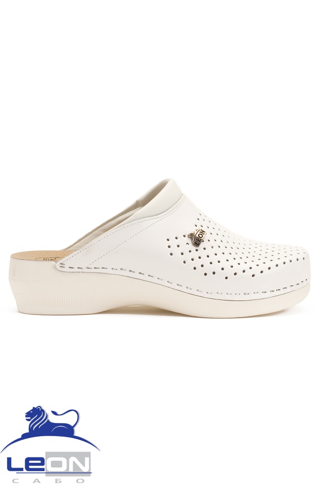 62033 Сабо "Leon LIGHT" женские белые LEON  Сабо и сланцы размер 40  - Вид №5