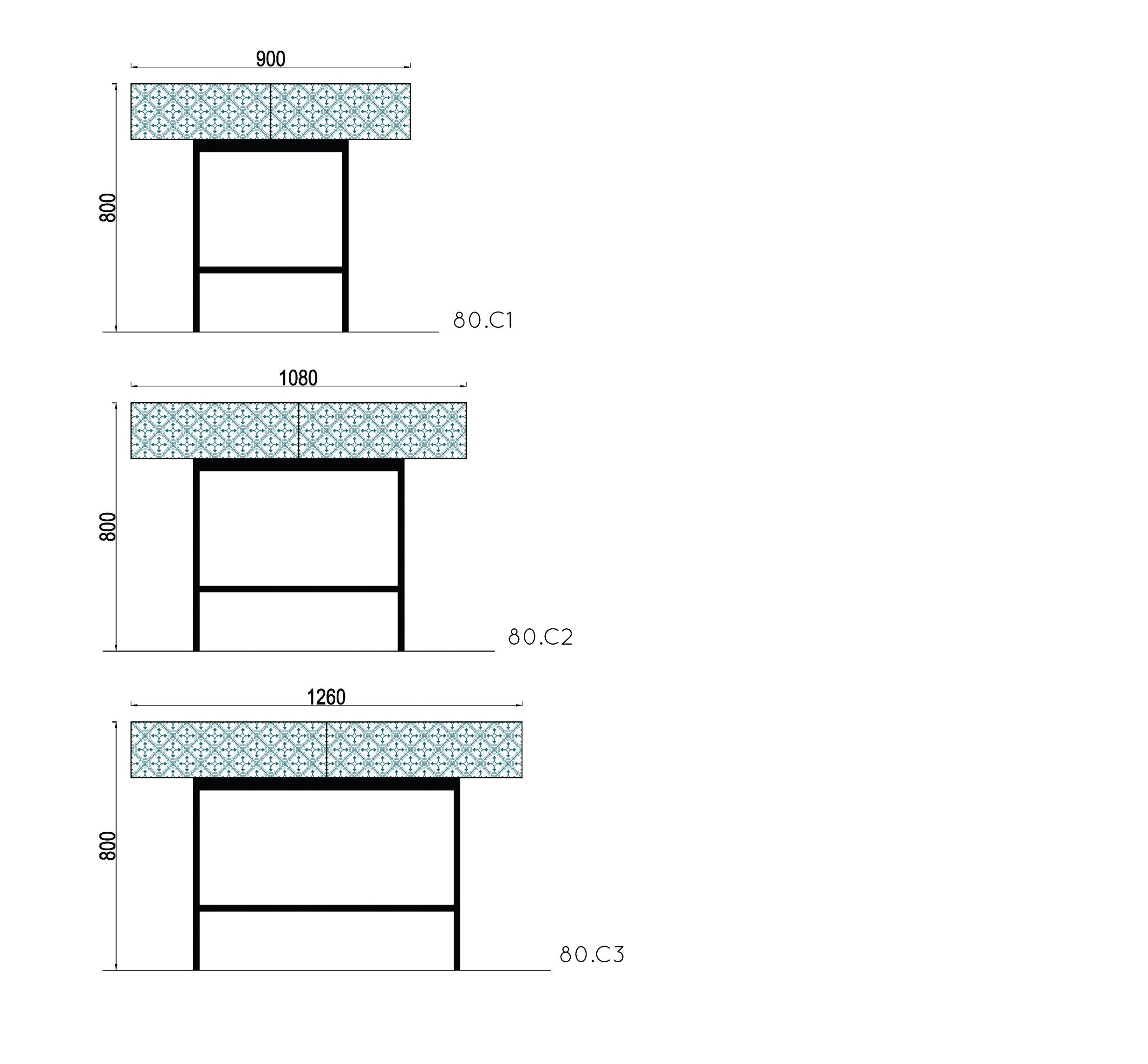 Консоль с ящиками Barba design ARCH-00125631 - Вид №1