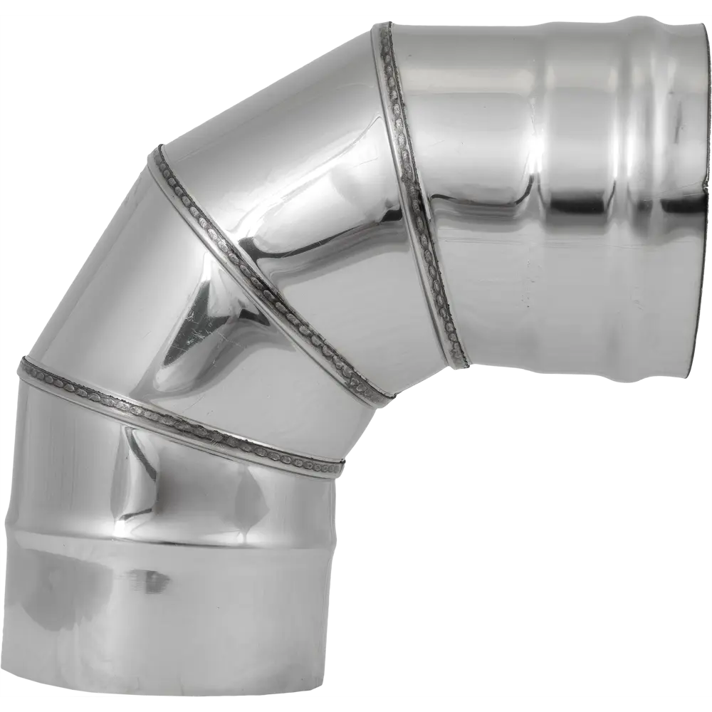 Отвод для дымохода Коракс D120 205x120 мм нержавеющая сталь 0.5 мм STLM-2161110 - Вид №1