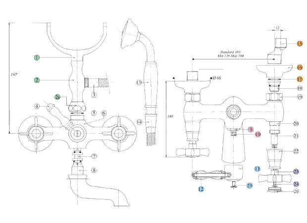6039200018 Смеситель Bandini Old England Santreyd - Вид №2