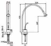 2802200010 Смеситель Bandini Eden Santreyd - Вид №2