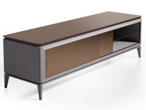 Шкаф из зеркального стекла и металла