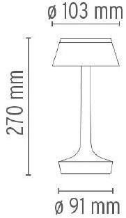 Flos Настольная лампа с беспроводным управлением Home collection - tavolo sun-id-1435457 - Вид №7