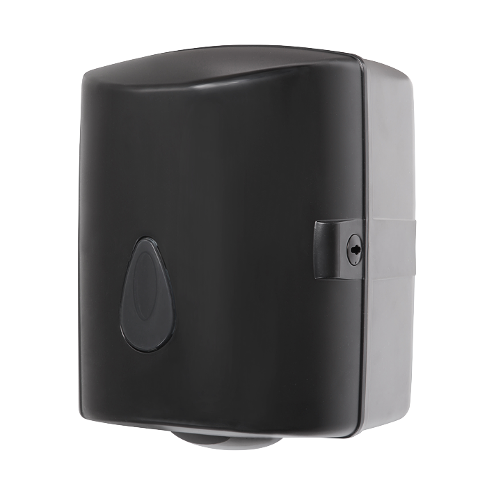 72021 Держатель рулoна бумажных полотенец, материал черный пластик ABS SANELA 