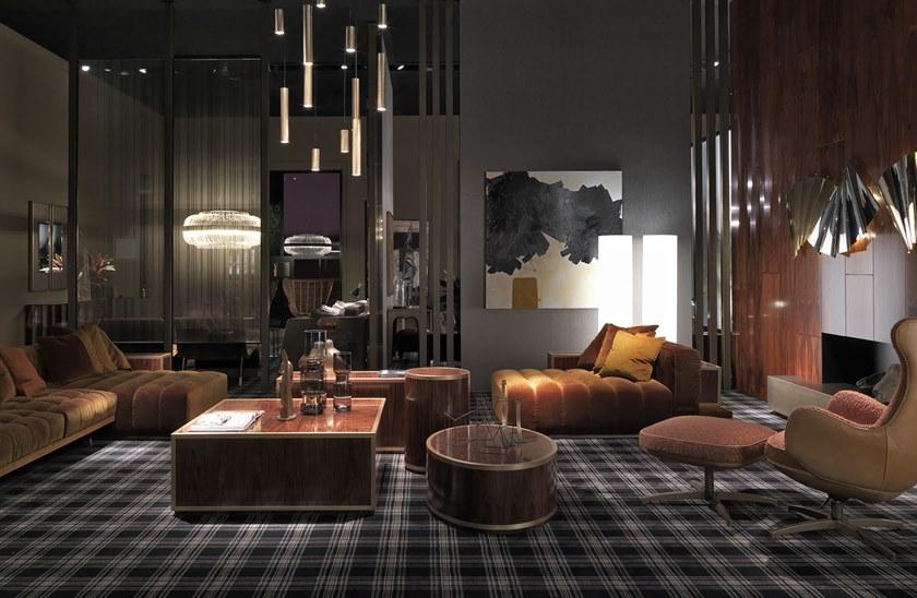 Gianfranco Ferré Home Квадратный деревянный журнальный столик tay Connor sun-id-1461831 - Вид №2