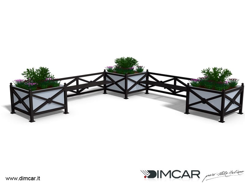 Металлический плантатор DIMCAR ARCH-00045937 - Вид №3