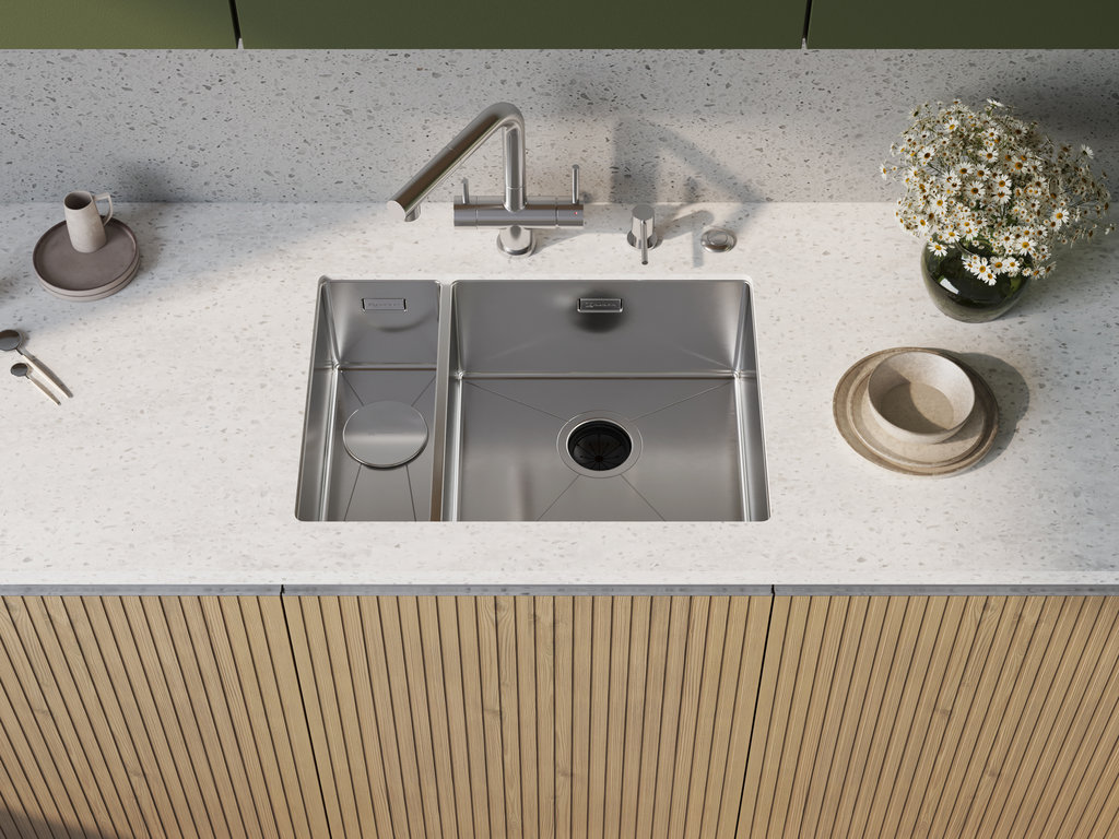 Кухонная мойка Taki 58-2-U/IF IN-R OMOIKIRI 4993767 - Вид №1