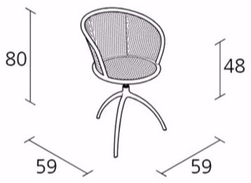 Alias Кресло вращающееся на козелке Young lady tree table sun-id-1485661 - Вид №5