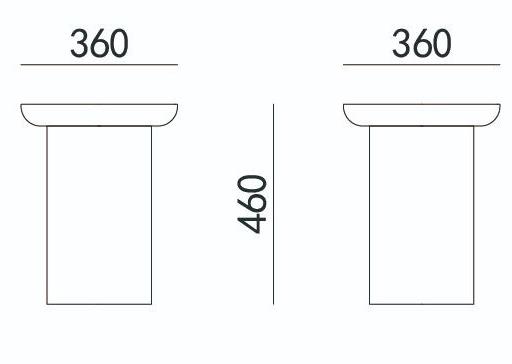 HC28 Cosmo Квадратный журнальный столик из массива дерева  42c010  - Вид №1
