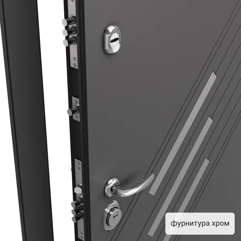 Дверь входная металлическая Фолд рид 950 мм левая цвет серый 82858658 STLM-2053598 TOREX  - Вид №1