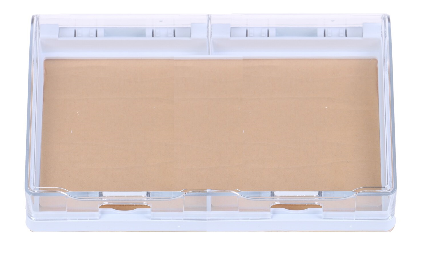 Накладка для розетки DUWI прозрачная 2-постовая 26311 89159145 STLM-0079240