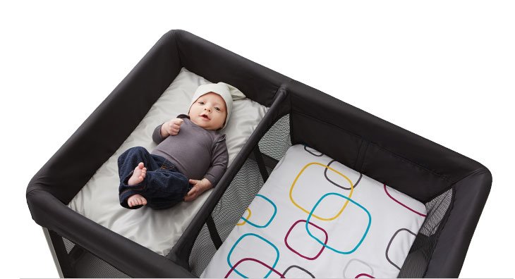 Манеж-кровать Breeze Plus черный 4MOMS  322584 Черный Santreyd  - Вид №4