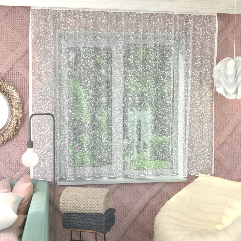 Тюль Santreyd Радость - элегантная вуаль для вашего интерьера 170×160 см 89077310 STLM-0078040 - Вид №6