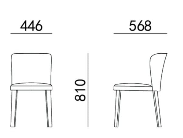 Кожаный мягкий стул HC28 maison NAO ARCH-00107410 - Вид №2