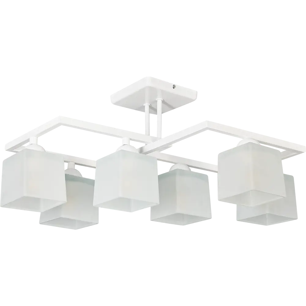 СВЕТУС Квадро - современная потолочная люстра с 6 кубическими плафонами 89410440 STLM-1568168 - Вид №2