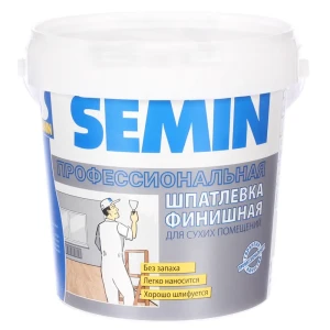 Шпатлевка финишная для сухих помещений Semin 1.5 кг 81964398 STLM-2041648