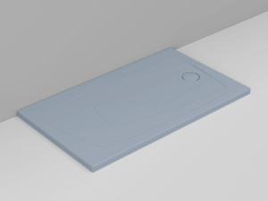 Керамический нескользящий прямоугольный поддон для душа