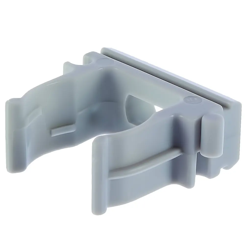 Держатель-клипса для труб Экопласт D20 мм цвет серый 10 шт STLM-2089281