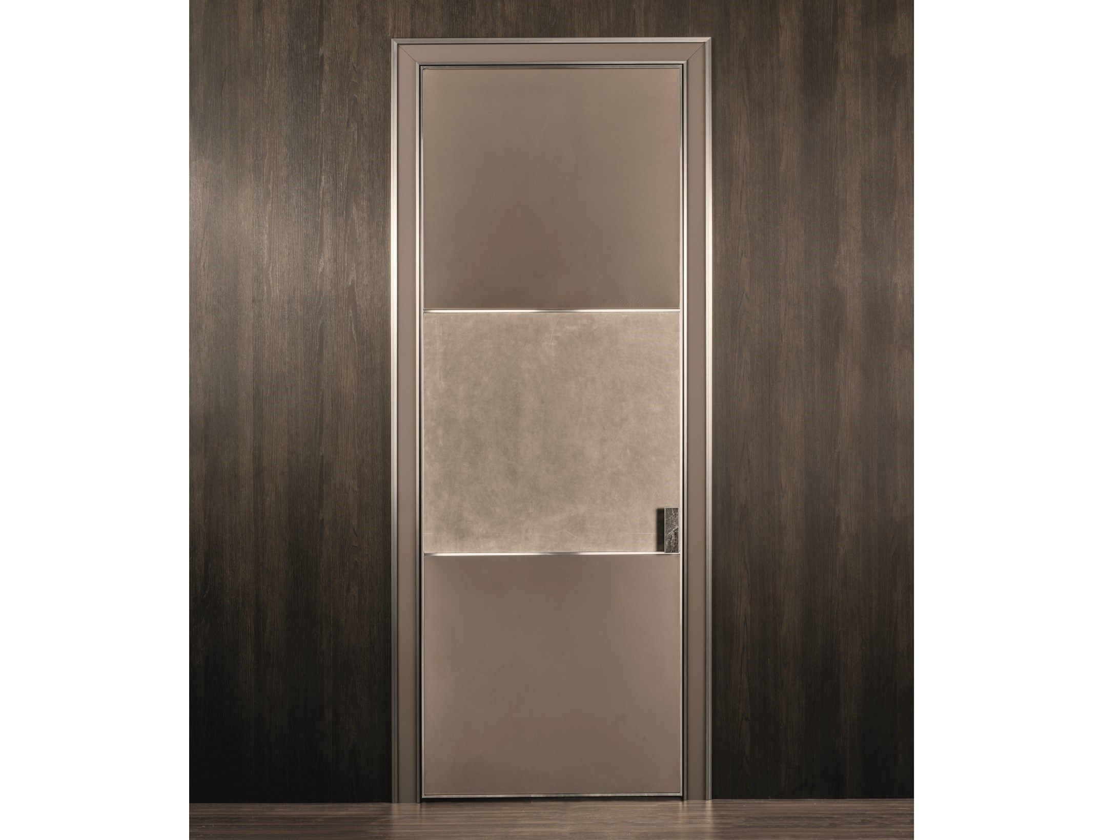 Кожаная дверь Longhi Aluminiun Chic-Doors ARCH-00142253