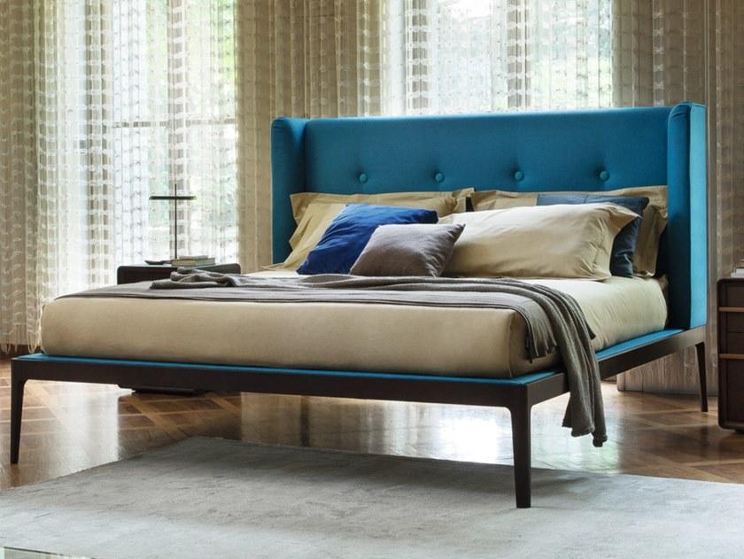 Porada Двуспальная кровать из дерева с мягким изголовьем Iron sun-id-1511064 - Вид №4