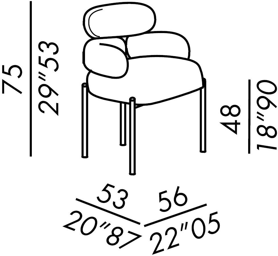 Meridiani Мягкое бархатное кресло с подлокотниками sun-id-1421055 - Вид №5