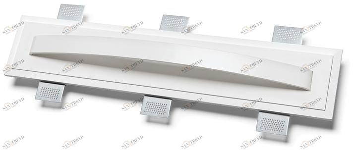 9010 novantadieci Встраиваемый настенный светильник из алюминия alumite® и cristaly®  2486b 