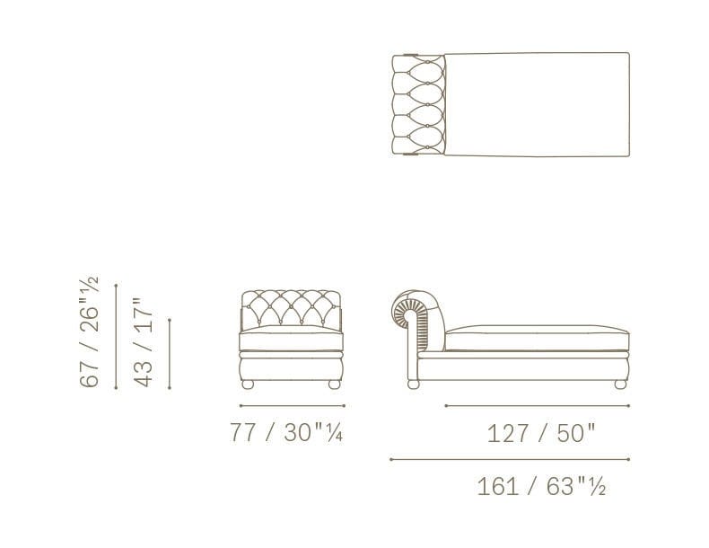 Капитонный диван Poltrona Frau коллекция - диваны и кресла ARCH-00000847 - Вид №4