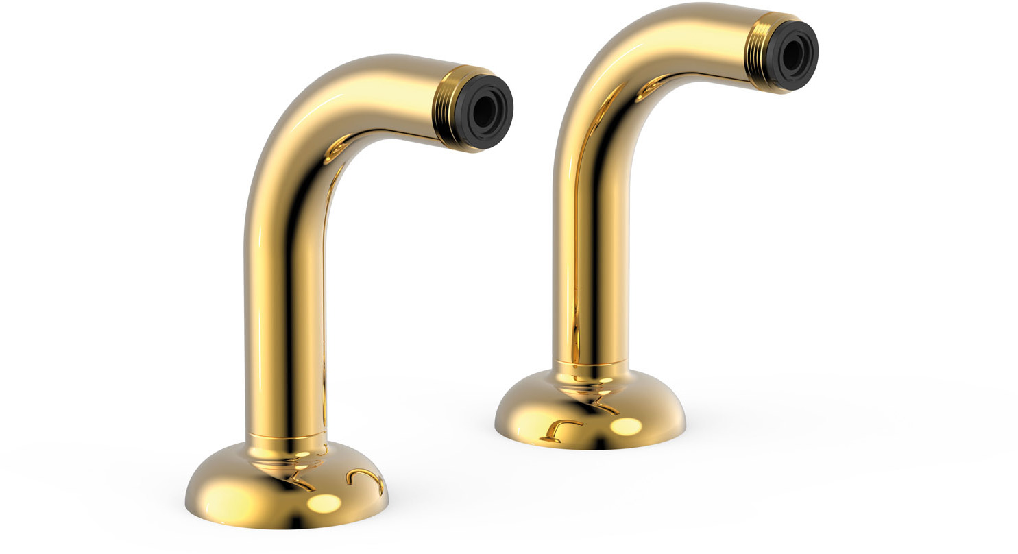 Коленные соединители для воды TRES CLASIC для установки на край ванны для крана для ванны-24287101OR TRES