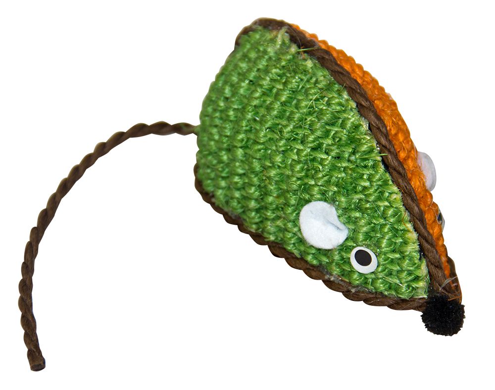 ПР0041481 Игрушка для кошек Мышка из сизаля (2 шт.уп) CHOMPER 