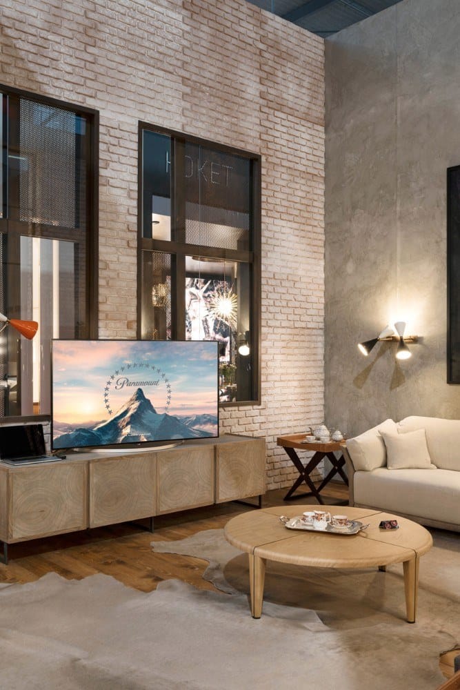 Шкаф из шпона и бетона с распашными дверями Mantellassi 1926 Tury ARCH-00146334 - Вид №8