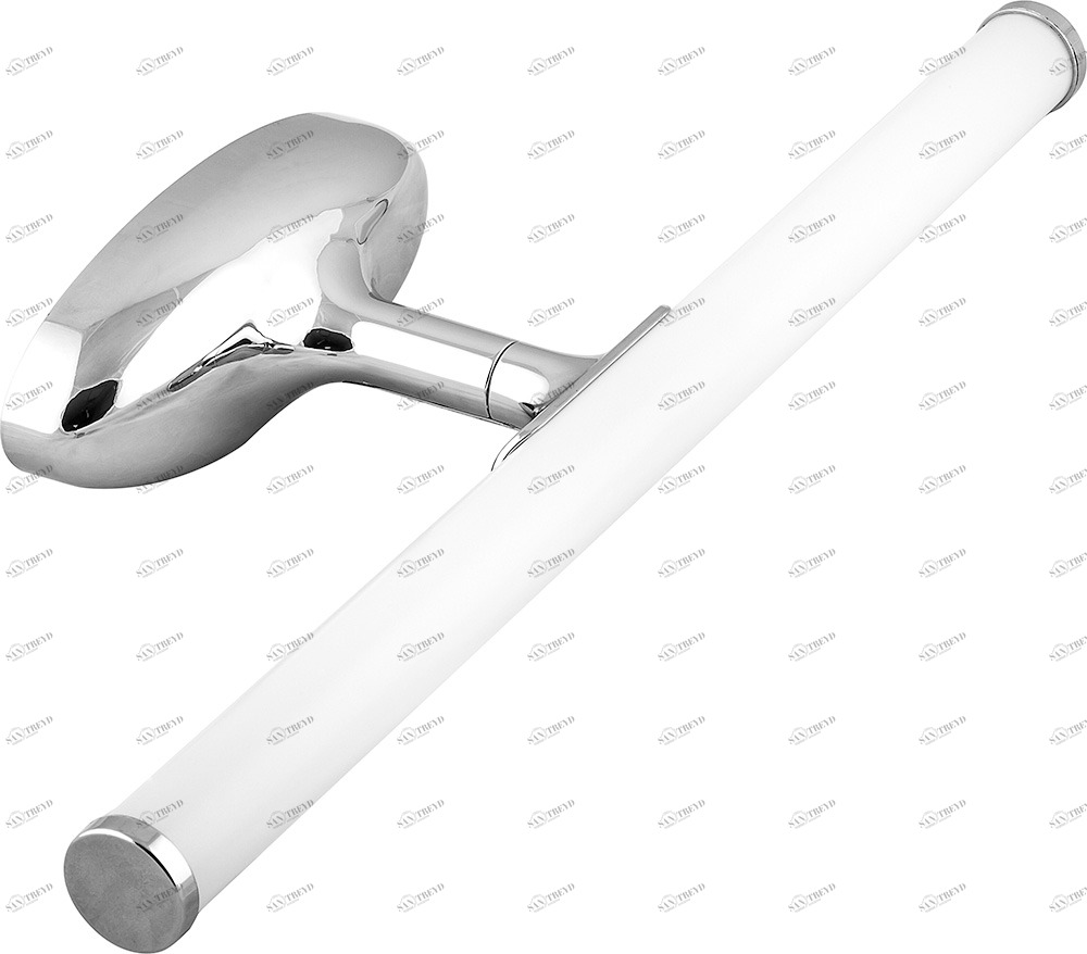 Подсветка светодиодная для зеркала в пластиковом корпусе хром 40 см Feron 29660 FERON  00-3955629 Хром 