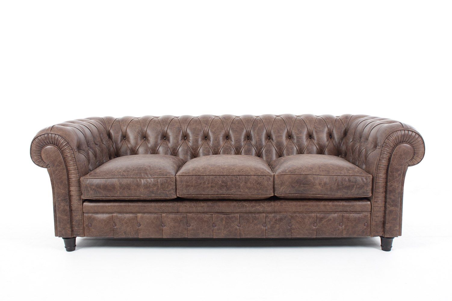 2-местный кожаный капитонный диван CREARTE COLLECTIONS Chesterfield Classic Origins ARCH-00042266 - Вид №25