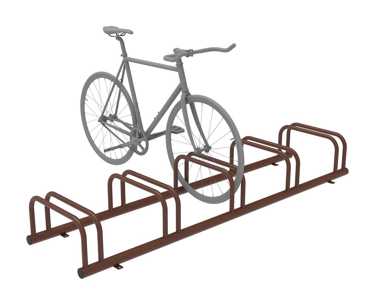Стойка для велосипедов из оцинкованной стали Lazzari FAST ARCH-00051467 - Вид №14