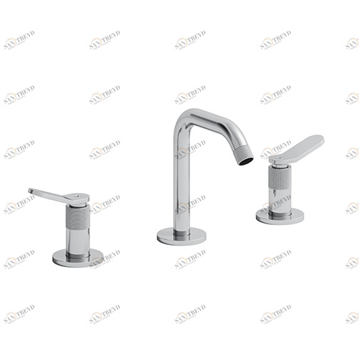 CRIES330 Смеситель для биде на 3 отверстия со сливом Up & Down 1 ”1/4 Cristina Rubinetterie 