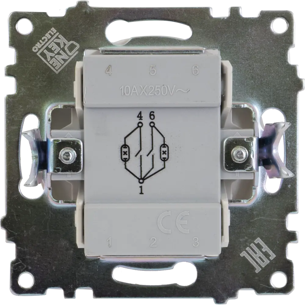 ONEKEYELECTRO Florence — двухклавишный выключатель с подсветкой 82126973 STLM-0019859 - Вид №3