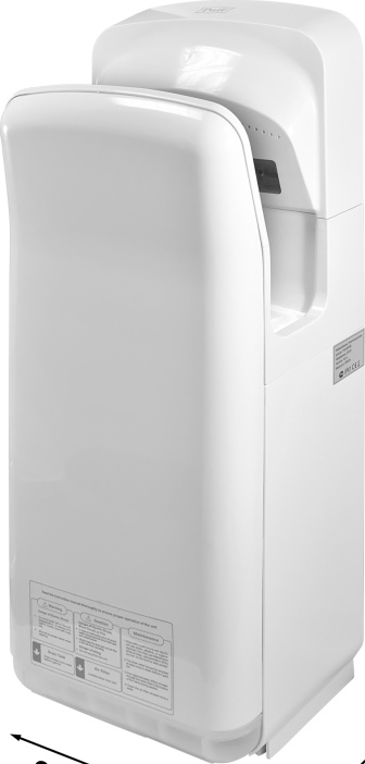 1401.399 Сушилка для рук погружная высокоскоростная с UFобработкой 8878UF PUFF  - Вид №9