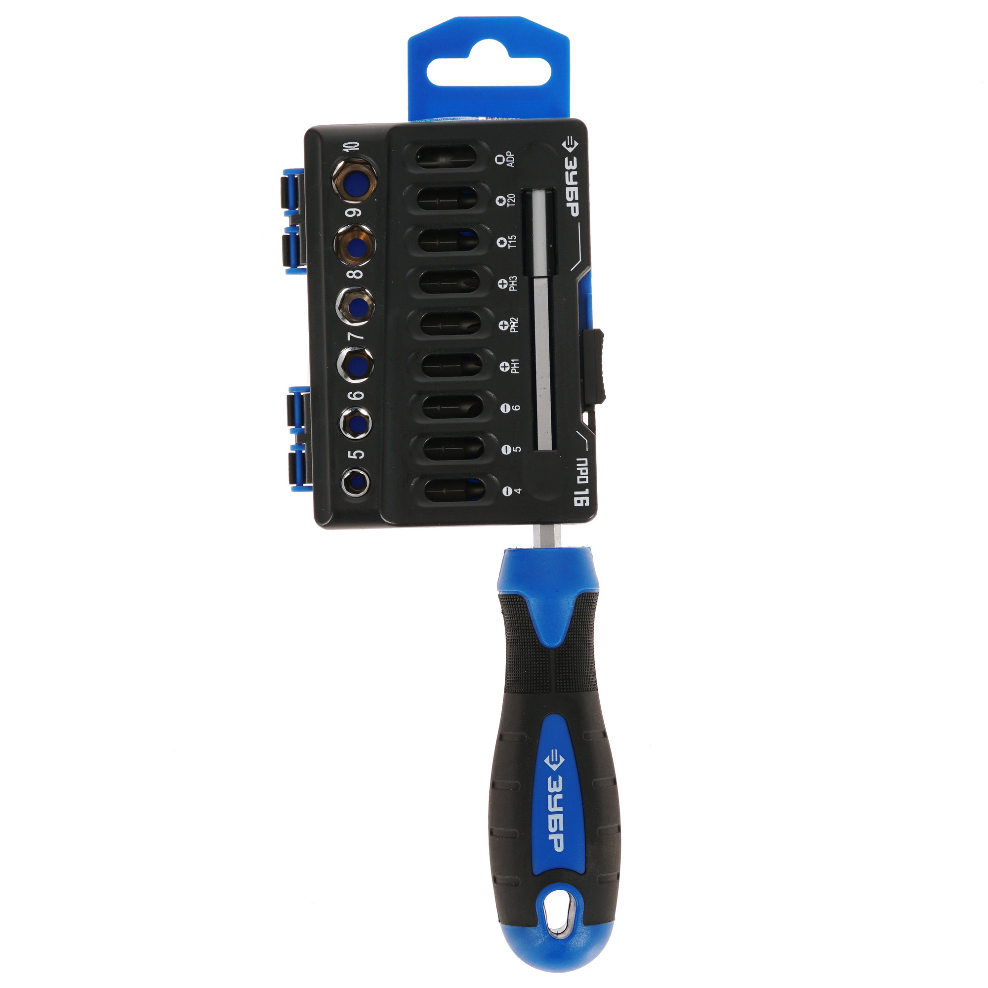 Отвертка с насадками/битами ЗУБР ПРОФЕССИОНАЛ 25216 8167900 STDN-0059130 - Вид №4