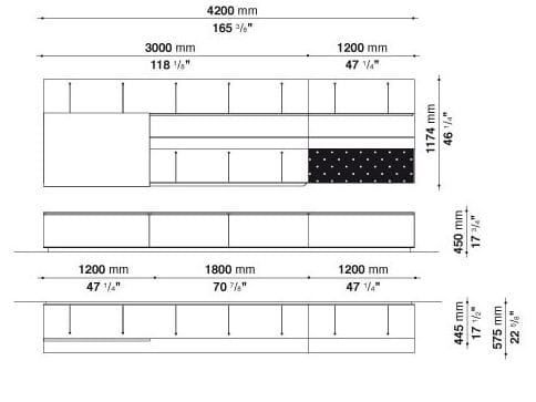 Шкаф с распашными дверцами B&B Italia PAB ARCH-00006577 - Вид №7