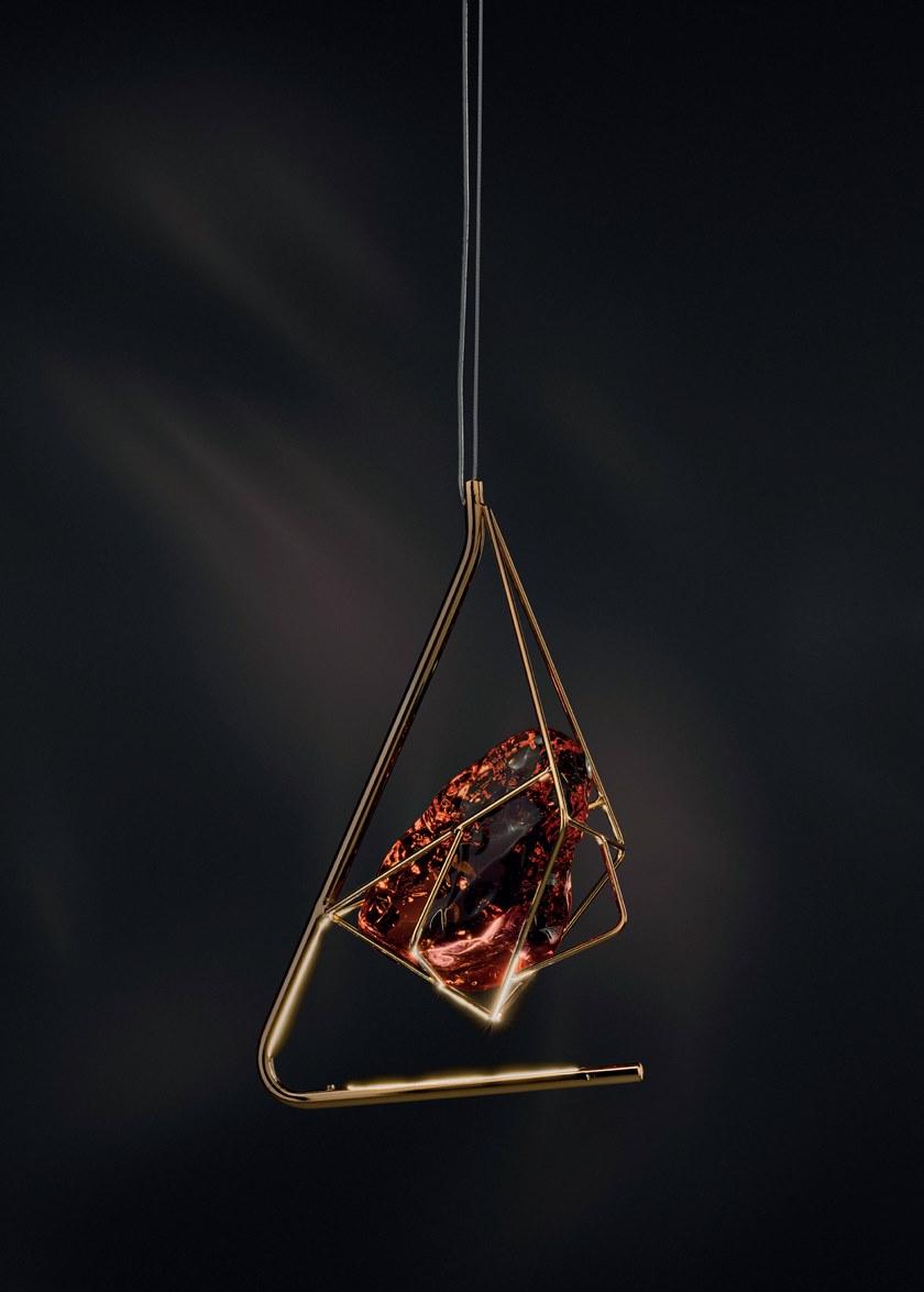 Euroluce Lampadari Подвесной светильник из хрусталя и металла Cryrock sun-id-1501865 - Вид №6