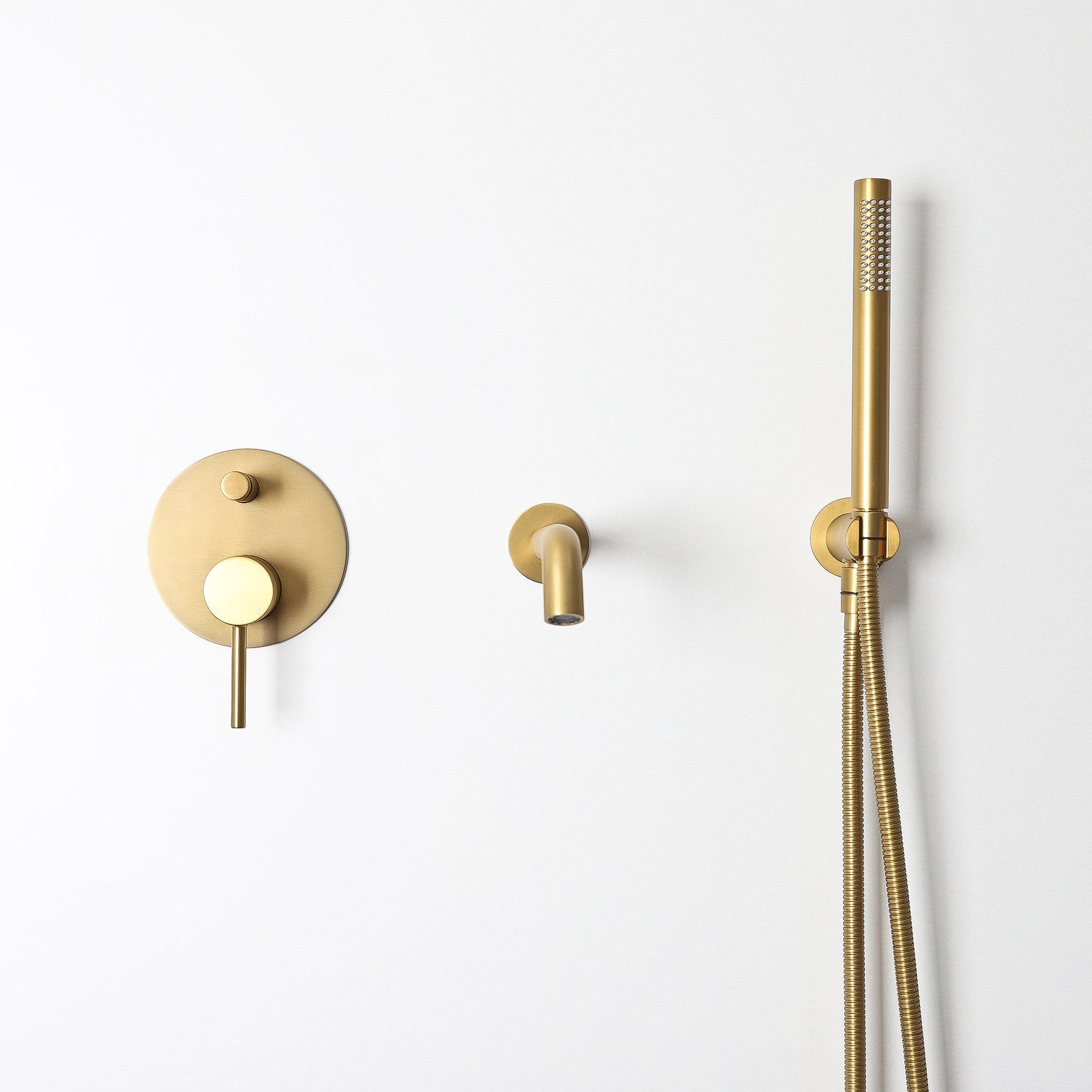 Набор встраиваемых ванн с одной ручкой и ручным душем LUSSO Luxe ARCH-00003798 - Вид №7